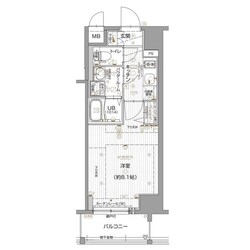 エスリード名古屋東別院の物件間取画像